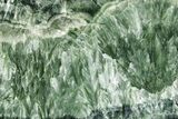 Polished Seraphinite Slab - Korshunovkiy Mine, Siberia #378143-1